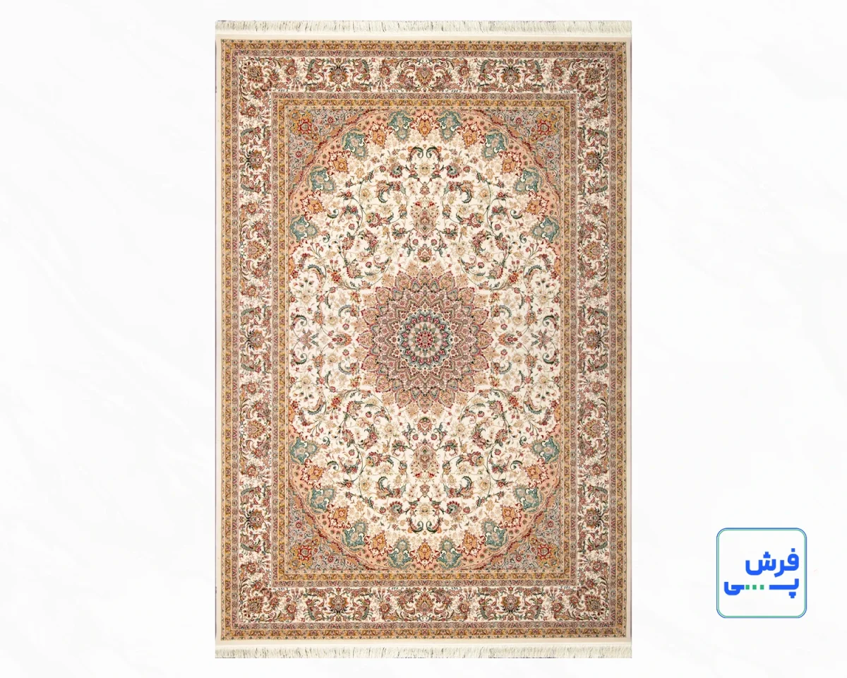 خرید قسطی | فرش کلاسیک کد 032_ رنگ 1000 کرم
