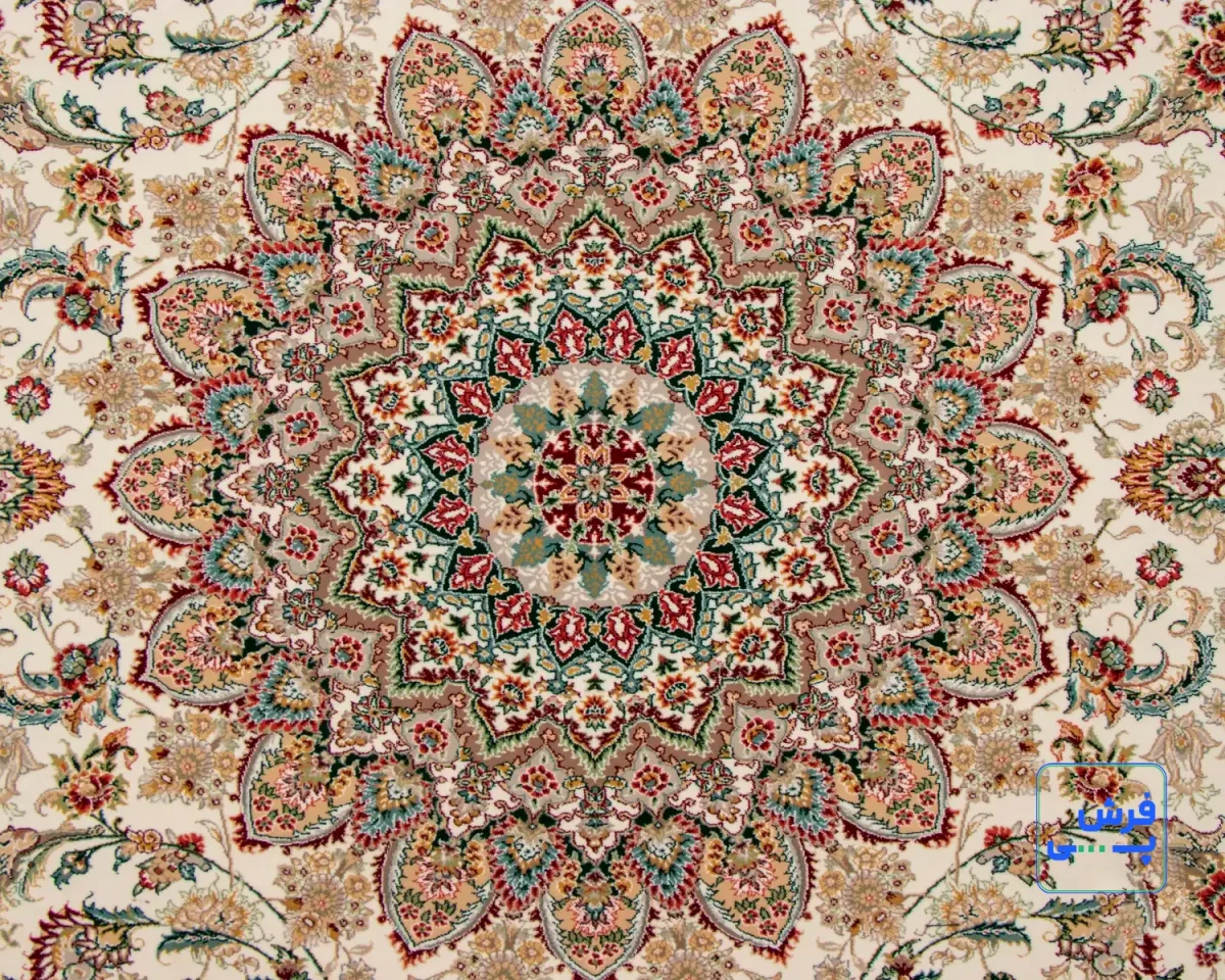 خرید قسطی | فرش کلاسیک کد 032_ رنگ 1000 کرم
