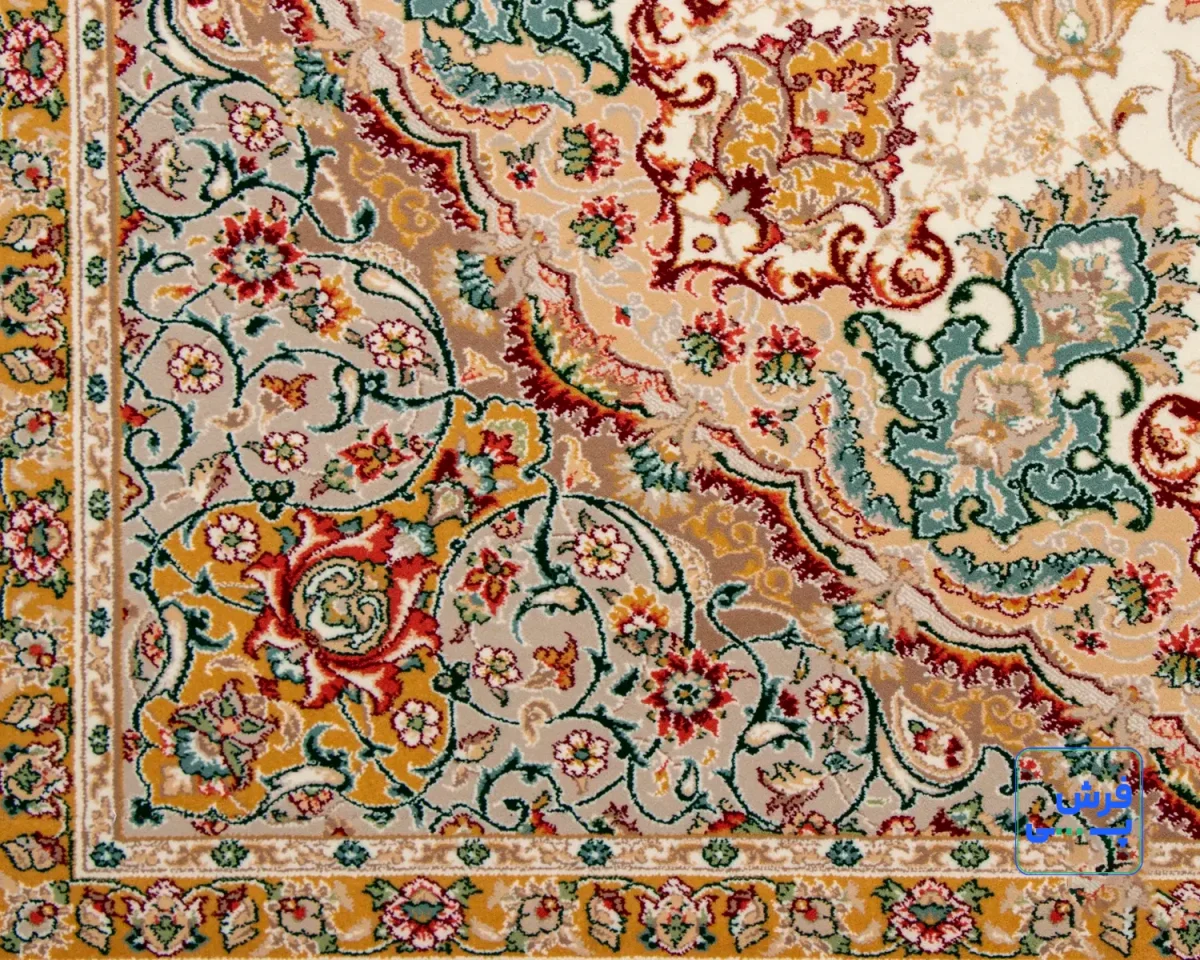 خرید قسطی | فرش کلاسیک کد 032_ رنگ 1000 کرم