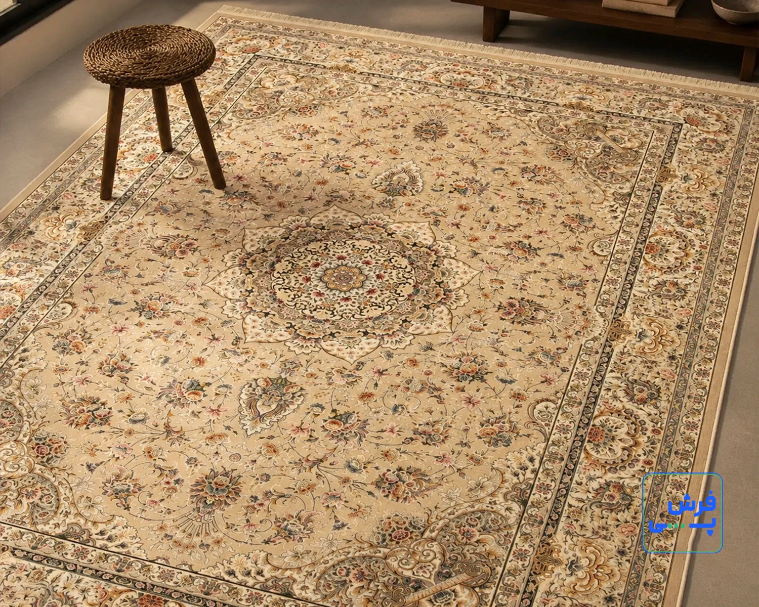 خرید قسطی | فرش کلاسیک کد 051_ رنگ 3020 خاکی
