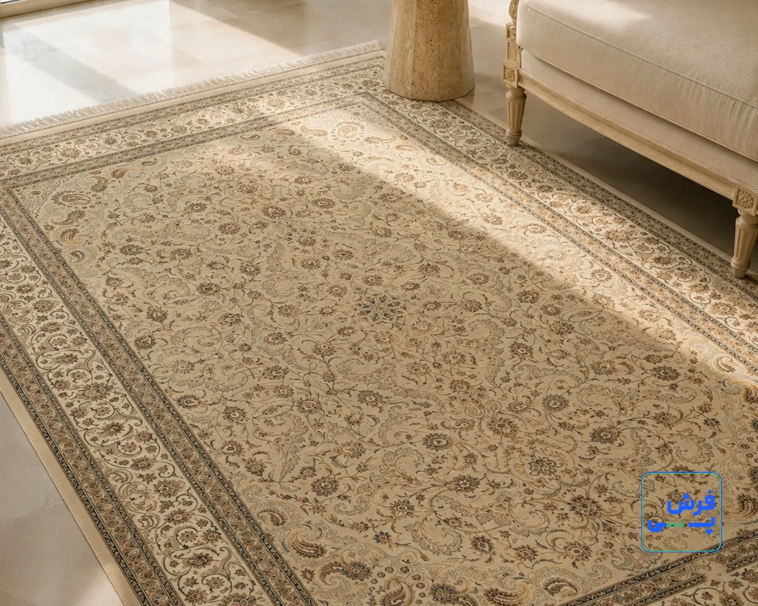 خرید قسطی | فرش کلاسیک کد 052_ رنگ 3020 خاکی