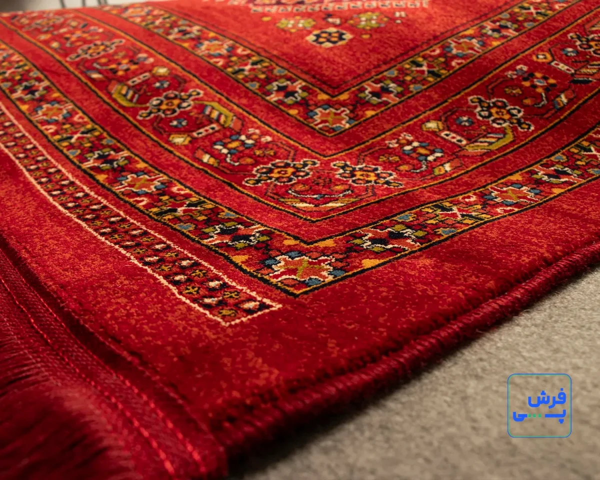 خرید اقساطی | فرش وینتیج 10704 روناسی قرمز