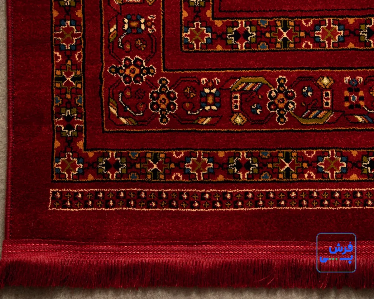 خرید اقساطی | فرش وینتیج 10704 روناسی قرمز