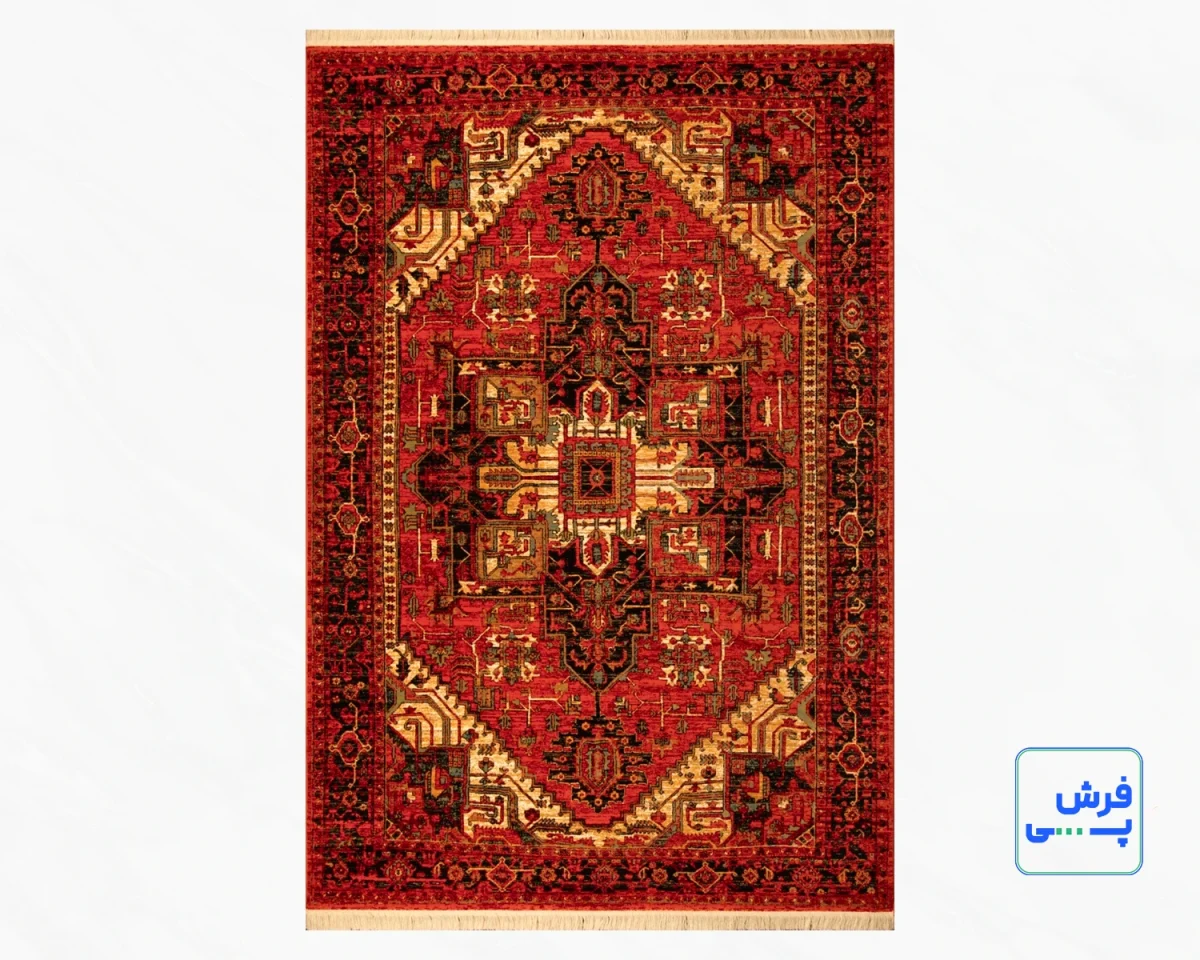 خرید اقساطی | فرش وینتیج کد 132_ رنگ 2549 قرمز