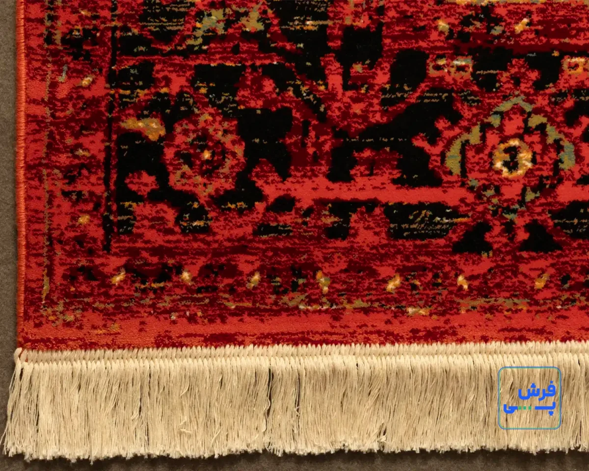 خرید اقساطی | فرش وینتیج کد 132_ رنگ 2549 قرمز