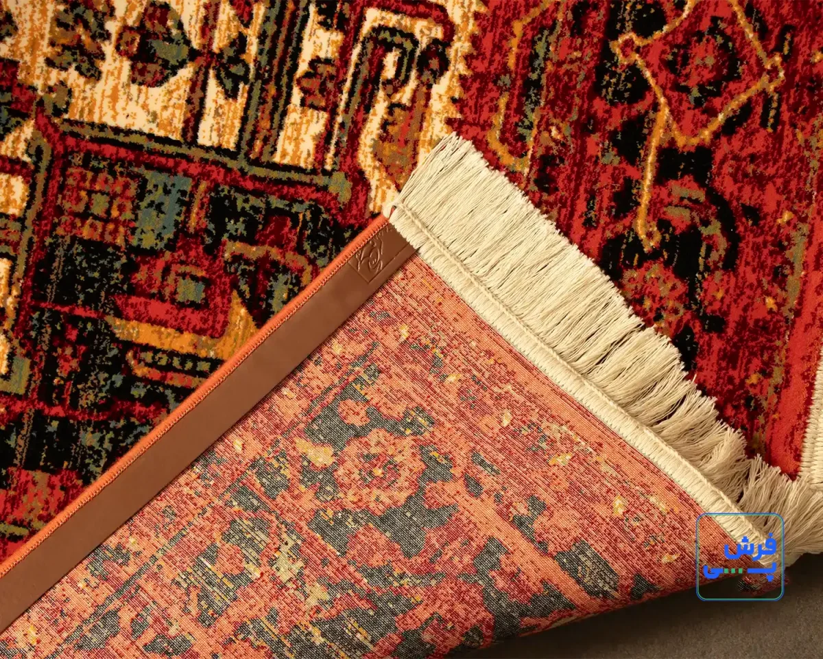 خرید اقساطی | فرش وینتیج کد 132_ رنگ 2549 قرمز