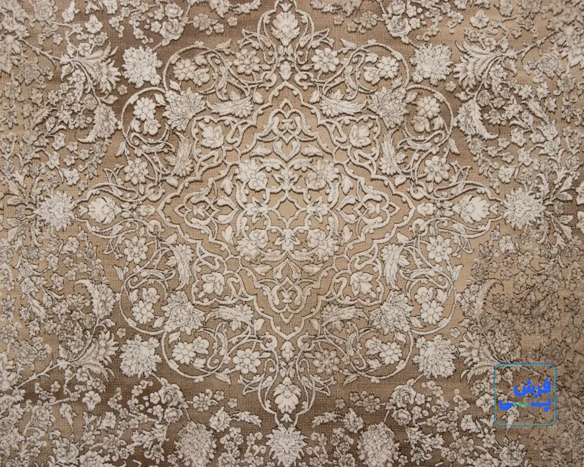 743522-8.webp خرید اقساطی | فرش وینتیج 743522 کرم حاشیه سبز