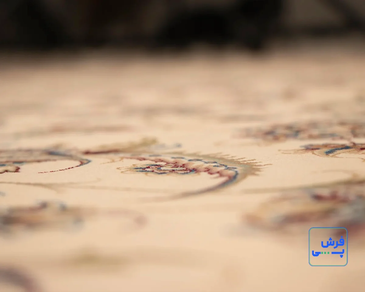 خرید اقساطی | فرش کلاسیک 7502 کرم حاشیه گلبهی