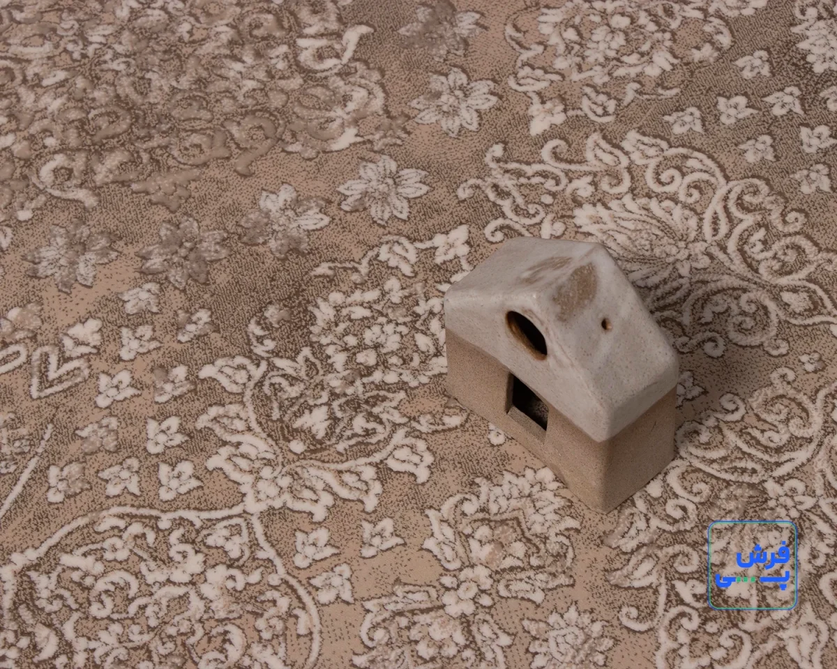 762222-5.webp خرید اقساطی | فرش وینتیج 762222 کرم نسکافه ای