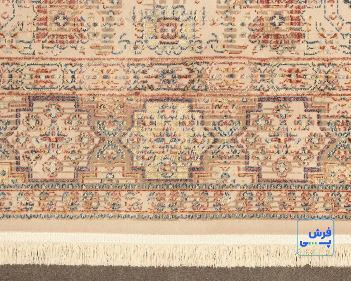 8315-7.webp خرید اقساطی | فرش وینتیج 8315LC گلبهی حاشیه کرم