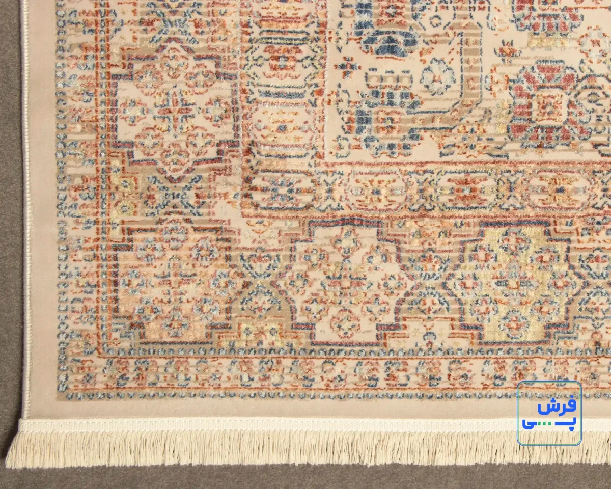 8315-8.webp خرید اقساطی | فرش وینتیج 8315LC گلبهی حاشیه کرم