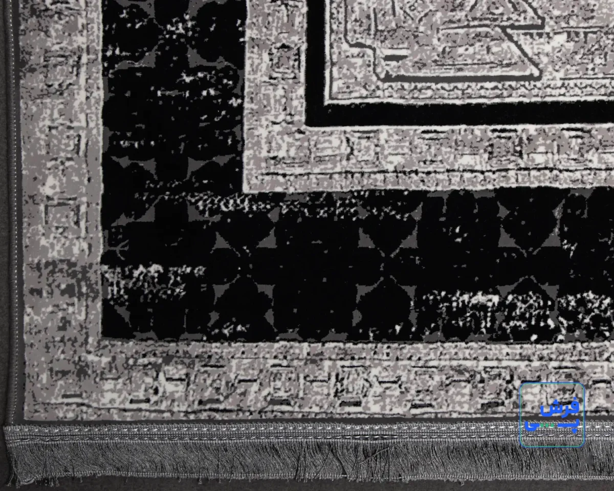 N-11-9.webp خرید اقساطی | فرش وینتیج N11 طوسی مشکی