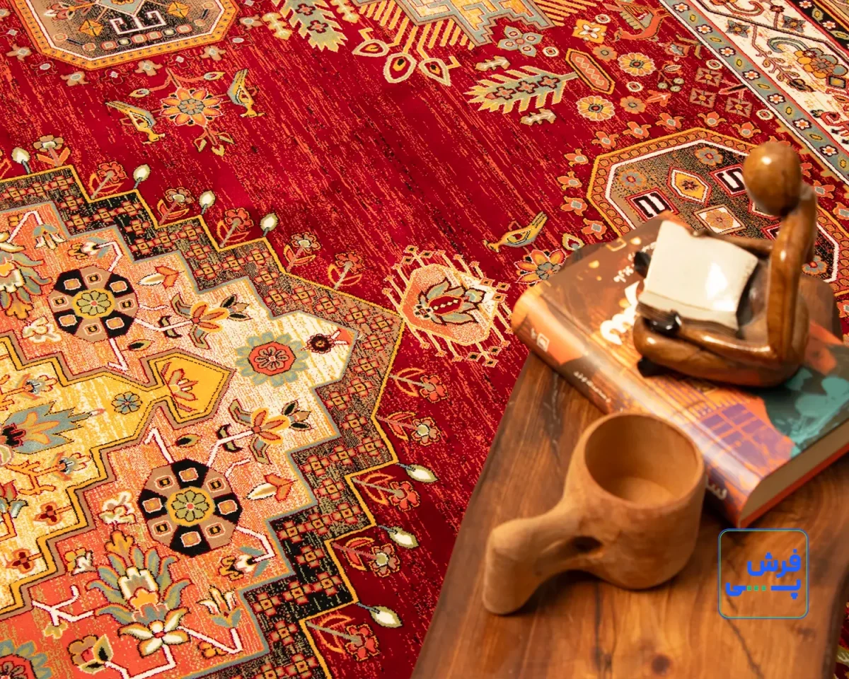 n-120-2552-a-7.webp خرید اقساطی | فرش وینتیج کد 120_ رنگ 2550 قرمز