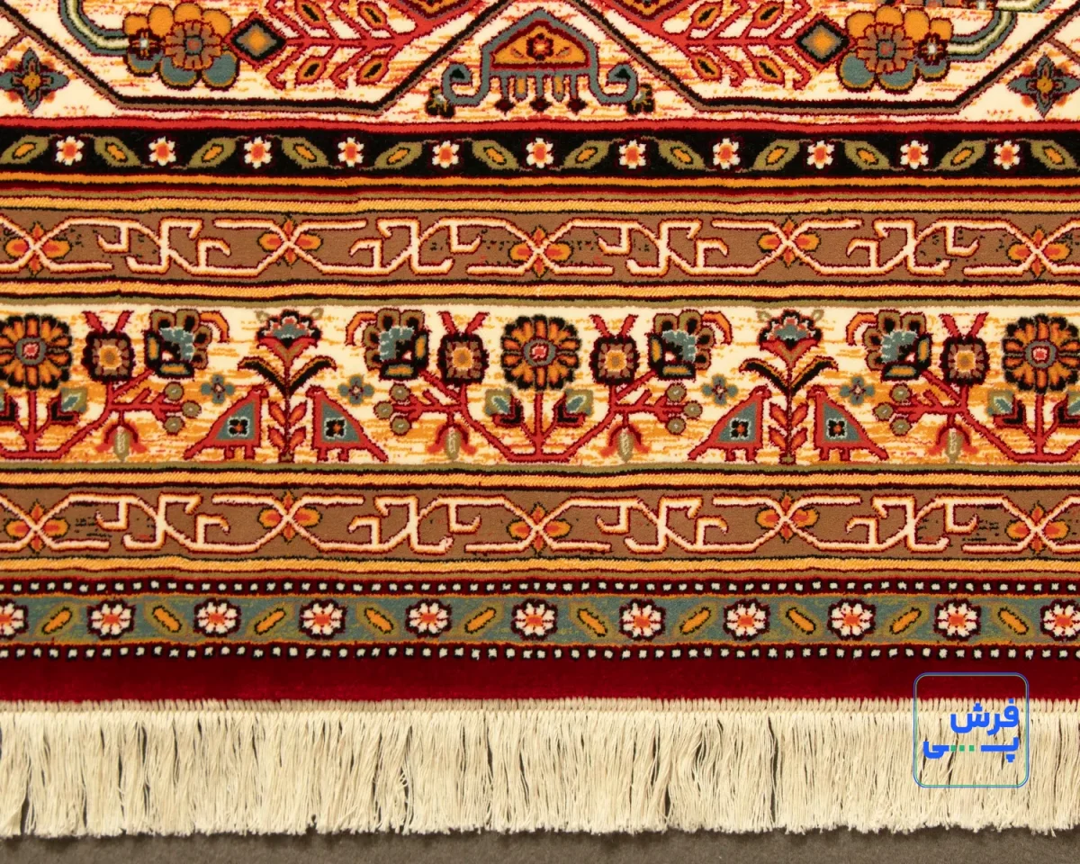 n-120-2552-a-9.webp خرید اقساطی | فرش وینتیج کد 120_ رنگ 2550 قرمز