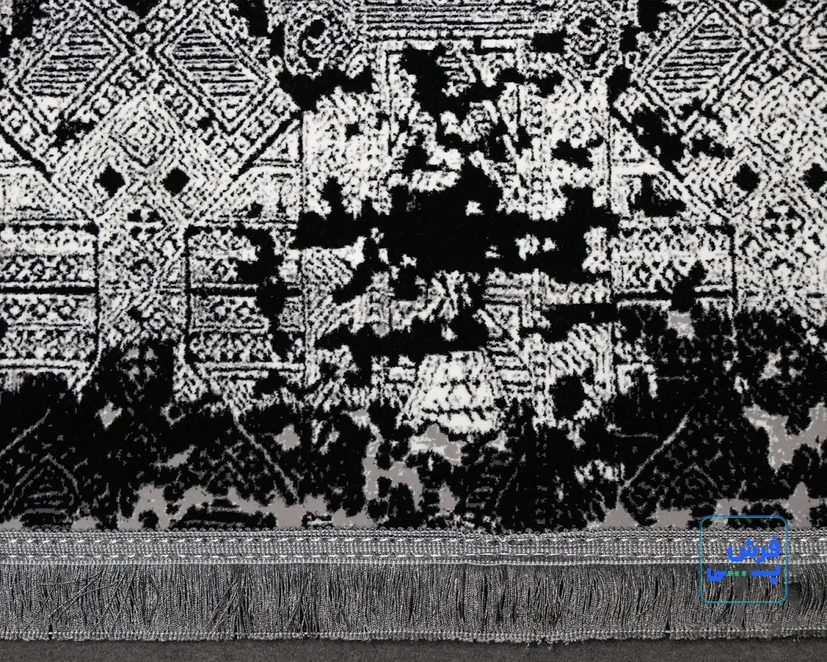 خرید اقساطی | فرش وینتیج N3 طوسی مشکی